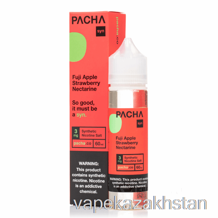 Vape Disposable Fuji Apple Strawberry Nectarine - Pachamama - 60mL 3mg